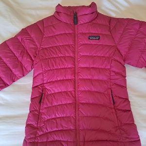 Patagonia Kids Down Sweater, hot pink, size M (kids 10)